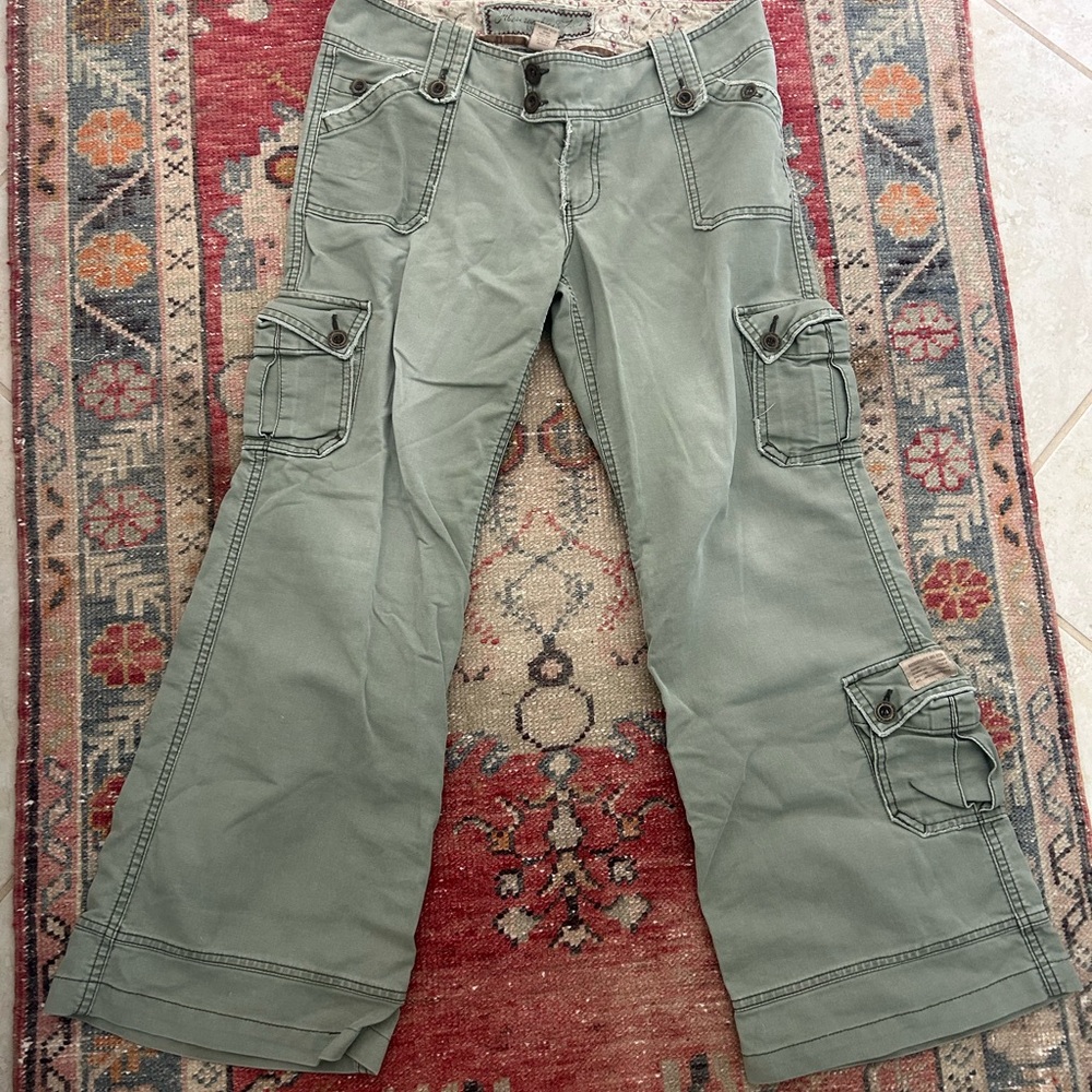 Abercrombie & Fitch Green Cargo Pants